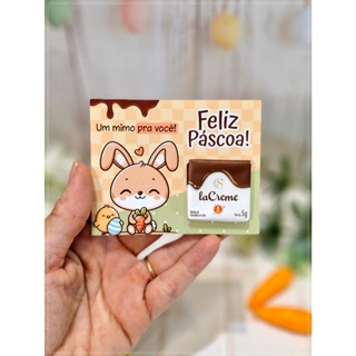 Card / Cartão para chocolate lacreme Cacau Show | Mimo Presente de Páscoa NÃO ACOMPANHA CHOCOLATE em Oferta na Shopee