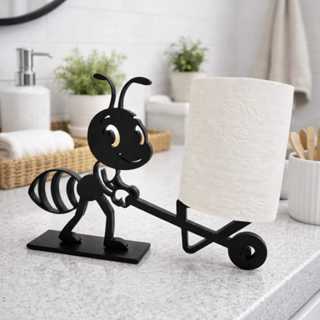 Suporte Decorativo Porta Papel Higiênico Estilo Formiga Ideal Para Enfeite Bancada de Banheiro em Oferta na Shopee
