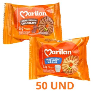 BISCOITO CHOCOLATE E LEITE EM SACHÊ MARILAN em Oferta na Shopee