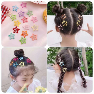 Kit 50 Tictac Estrela Clipe Cabelo Presilhas Coloridas Grampo Tic Tac Dopamina BBB Fofo Lindas Top em Oferta na Shopee