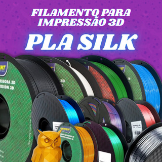 Filamento MasterPrint PLA SILK (Brilhante)  1Kg 1.75mm Biodegradável para Impressora 3D
