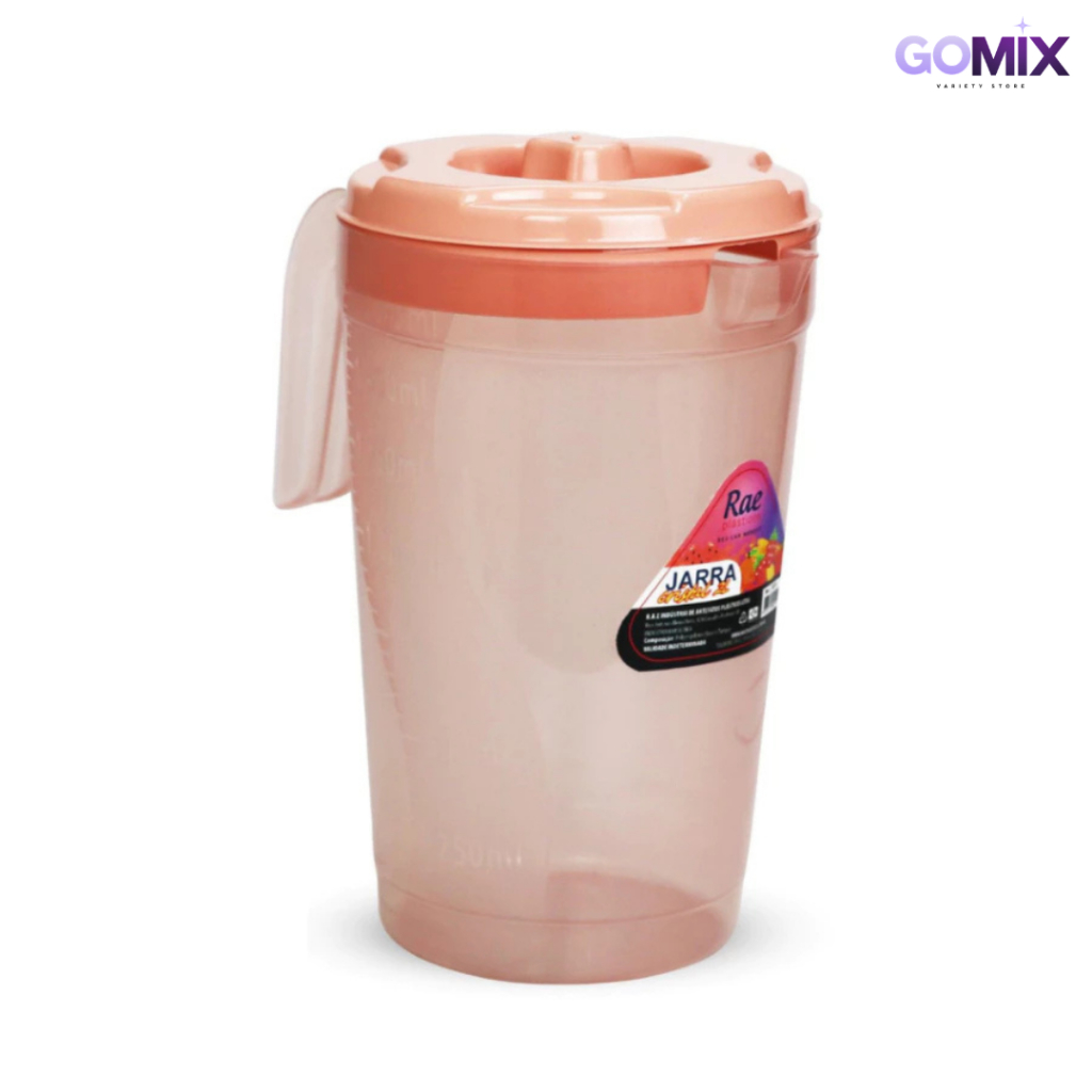 Jarra de Suco com Tampa 2 Litros de Plástico Diversas Cores em Oferta na Shopee