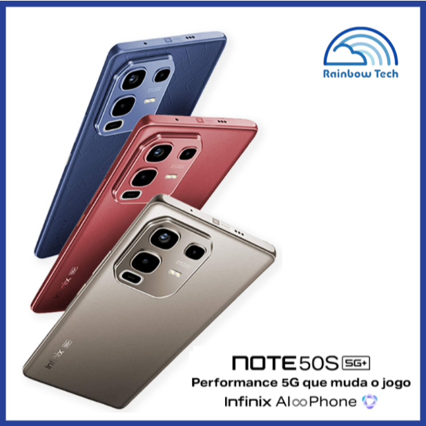 Infinix Note 50S 5G – 256GB + 8GB RAM (expansível até 16GB) em Oferta na Shopee