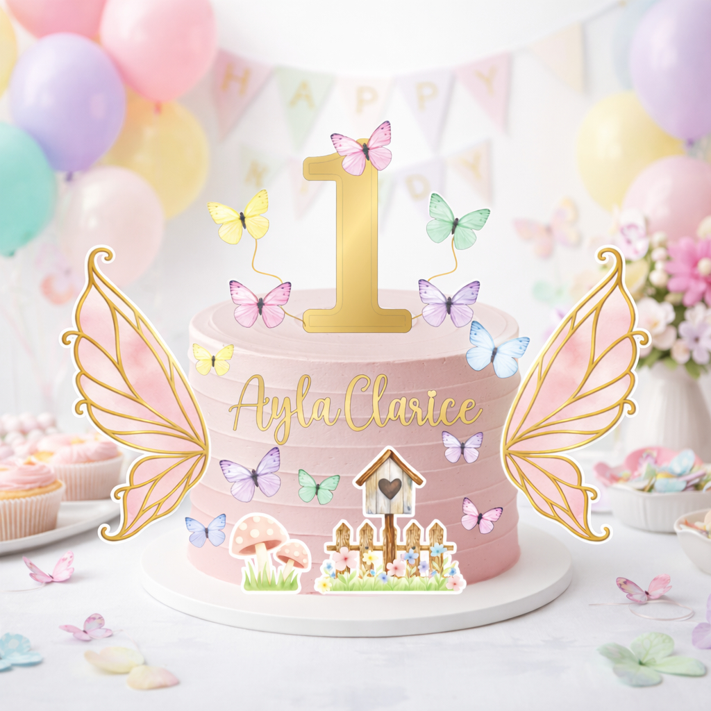 Topo de Bolo Jardim (Arte1) – Básico – Decoração Festa em Oferta na Shopee