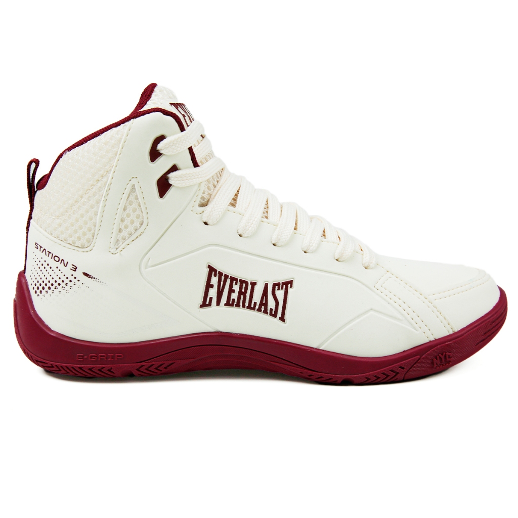 TÊNIS EVERLAST STATION 3 FEMININO BEGE/BORDO em Oferta na Shopee