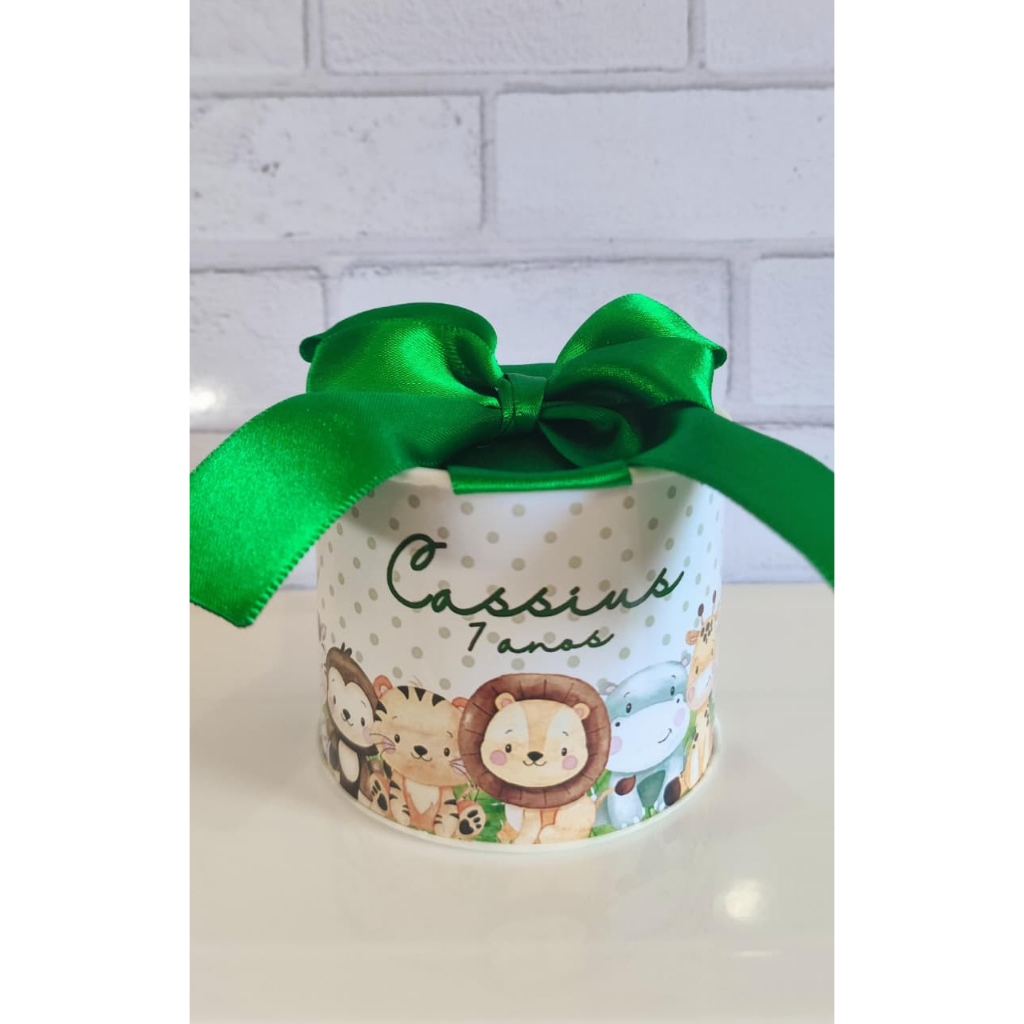 Kit Tubolatas personalizadas 5x6 - Lembrancinha de Aniversário Safari / Diversos temas, Maternidade, Chá de bebê, Casame