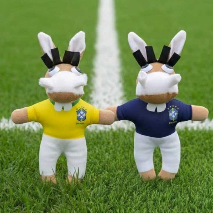 BONECOS DE PELUCIA PARA SELEÇÃO BRASILEIRA - PELUCIA CAVALIVINHO 28cm