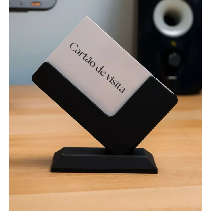 Expositor Porta Cartão De Visita Personalizável com nome - cartão panfleto Livreto