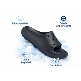 Chinelo Unissex em EVA Confortável Antiderrapante Leve Respirável para Casa Praia Dia a Dia em Oferta na Shopee