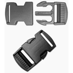 FECHO PARA BOLSA MOCHILA PLASTICO 40MM 100 UNIDADES ENGATE RAPIDO ALÇA MOCHILA BARRACA COLEITA PET PEITORAL