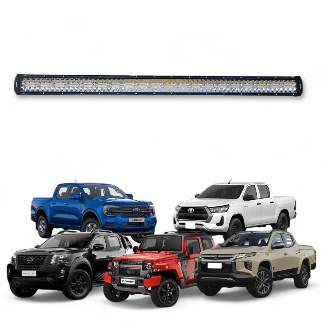 Barra LED 42 Polegadas 8D 648W Off Road Troller 4x4 Combo Spot Flood Alta Potencia 12V  24V Caminhão