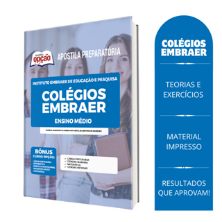Apostila Colégios Embraer - Ensino Médio em Oferta na Shopee