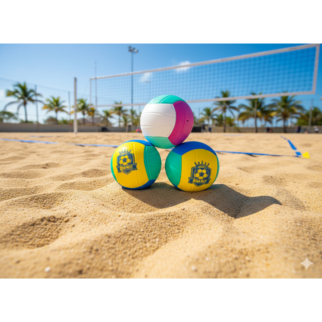 BOLA DE VOLEY EM EVA COLORIDO