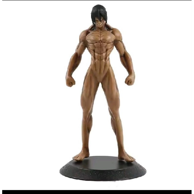 Boneco estatueta Anime Attack on Titan em PVC.