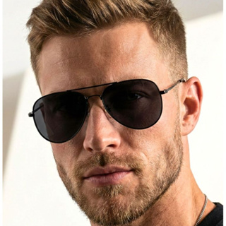 Óculos de Sol Boss Preto Aviador Blogueira Tendência Clássico Retrô Vintage uv400 Feminino em Oferta na Shopee