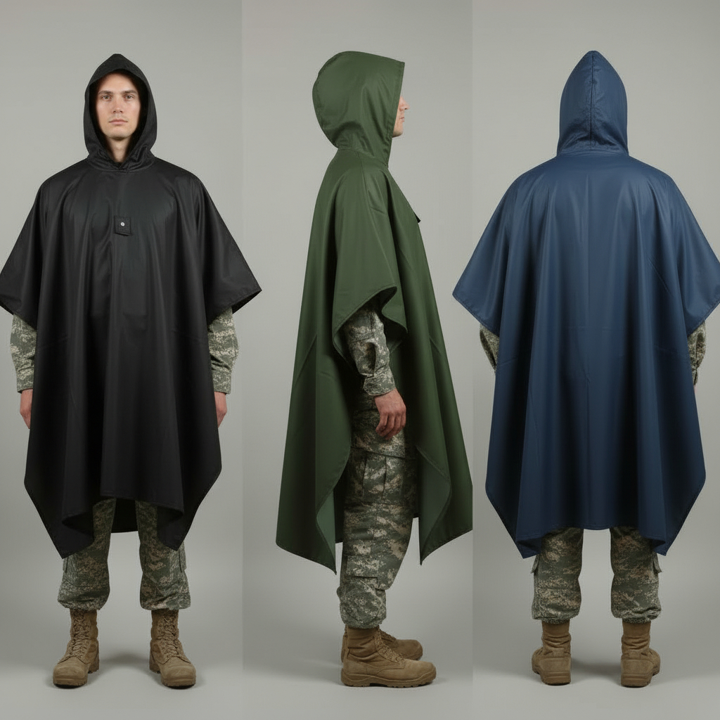 Poncho Tático Impermeável P/ Impacto Radical & Legendários TOP - Lona 5000mm