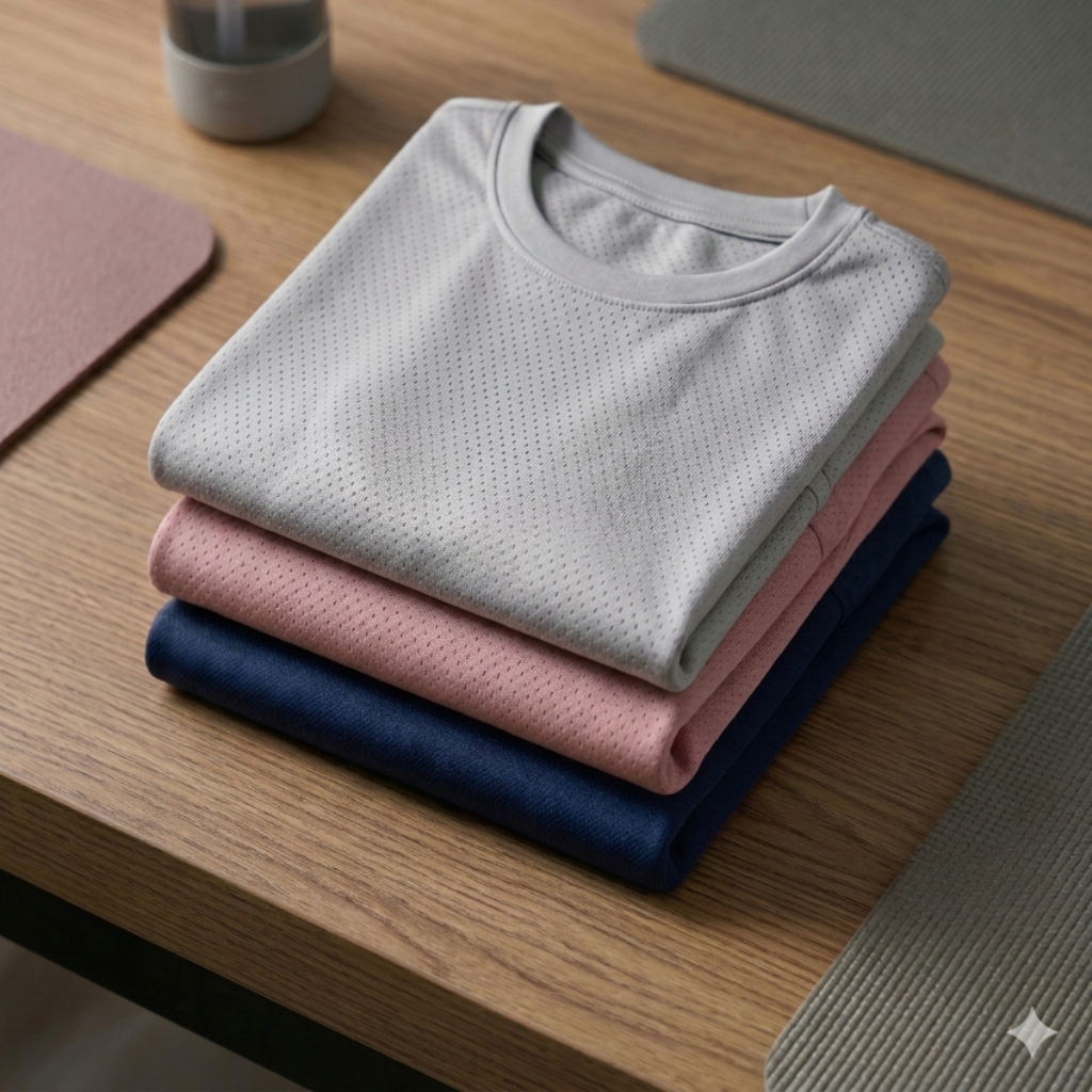 Kit 3 Camisetas Femininas Dry Fit Movimento Ativo – Treino, Corrida e Academia em Oferta na Shopee