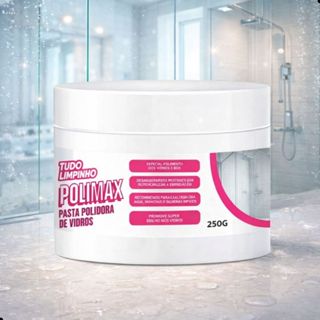 Polimax Pasta Polidora de Vidros da Tudo Limpinho 250g em Oferta na Shopee