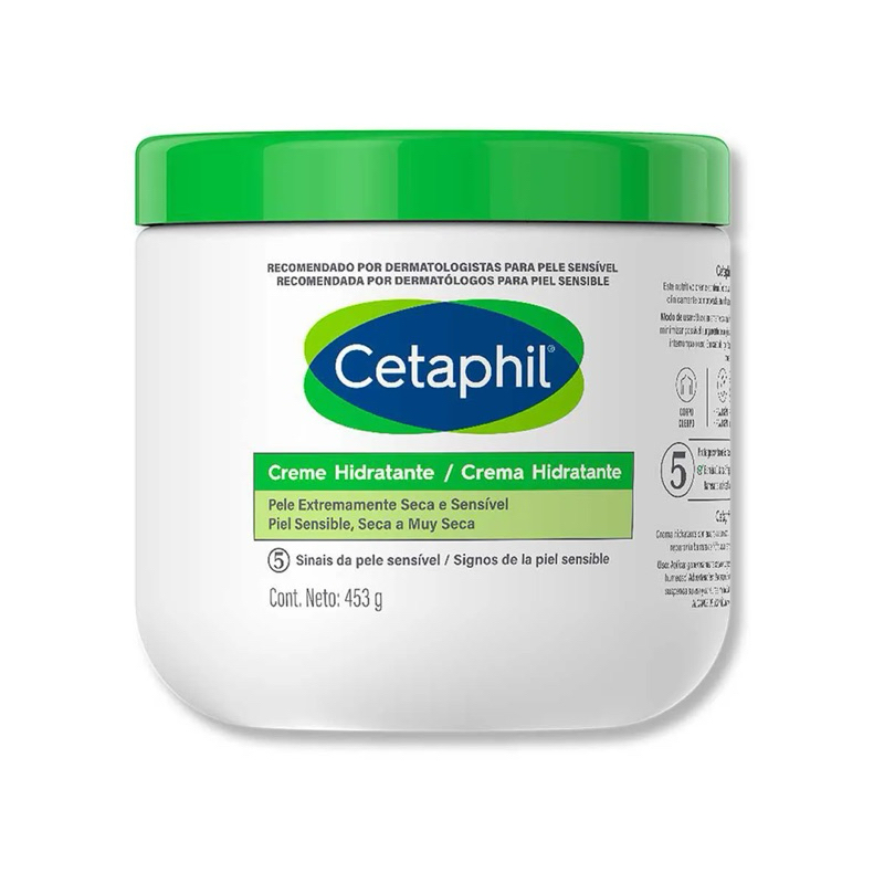 Cetaphil Creme Hidratante Corporal Pele Extremamente Seca 453g Validade 07/2026