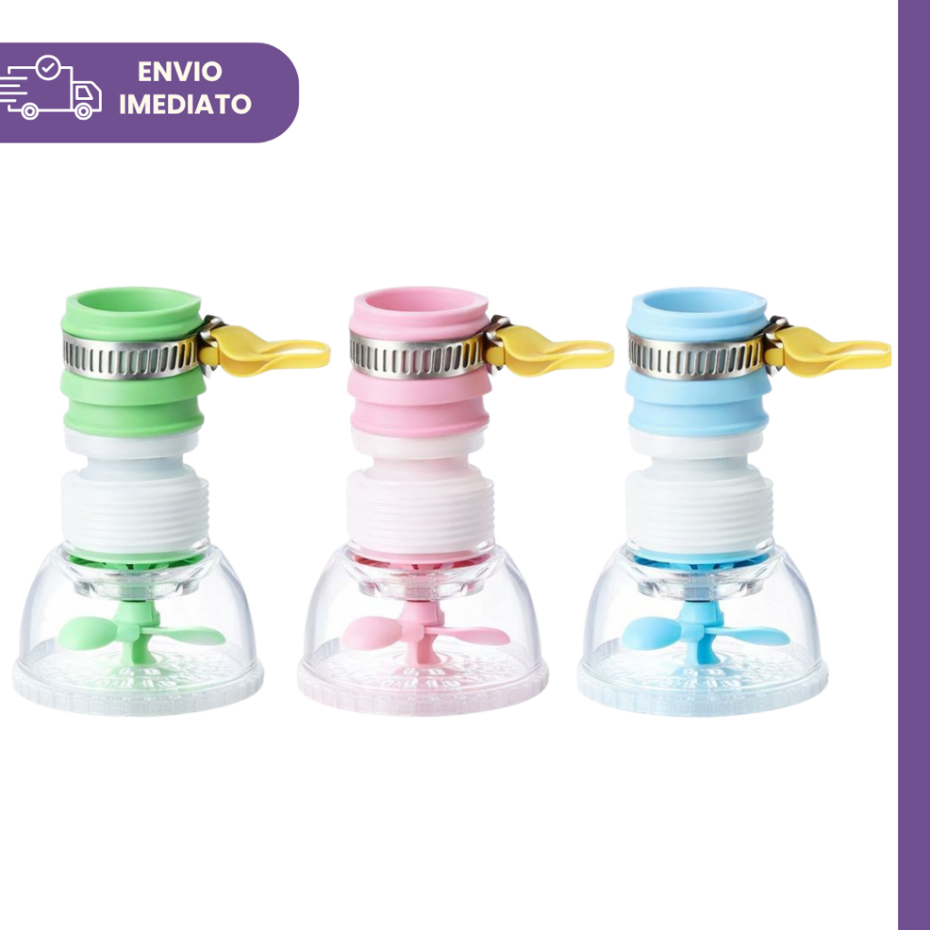 Jogo com 3 ou 2 ou 1 unidade Bico Extensor de Torneira Flexível Giratório 360°Funcional p Cozinha
