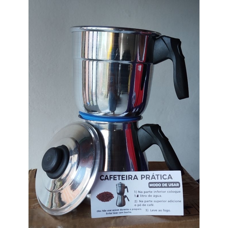 Cafeteira Tradicional Polida, 1L