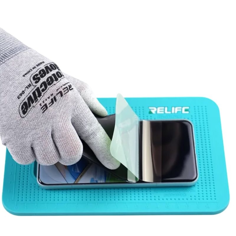 Manta Tapete Silicone Antiderrapante Relife RL-004DM 228x138mm Smartphone Película