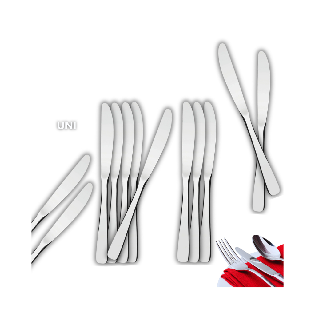 Jogo 80 e 40 Talheres Inox Faca Resistente Casa Cozinha Buffet Restaurante Banquete Variáveis