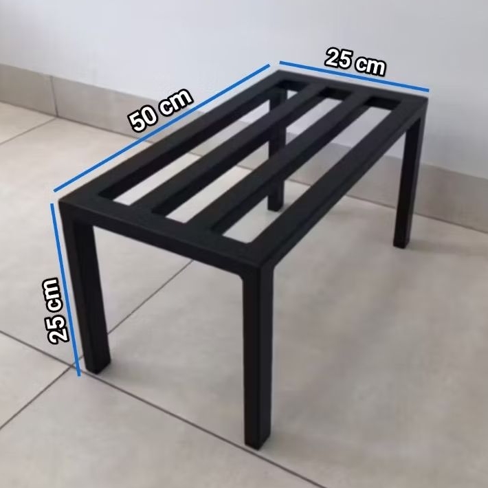 Imagem Suporte Para Adega Climatizada 50x25x25 Metalon Preto Reforçado 100kg