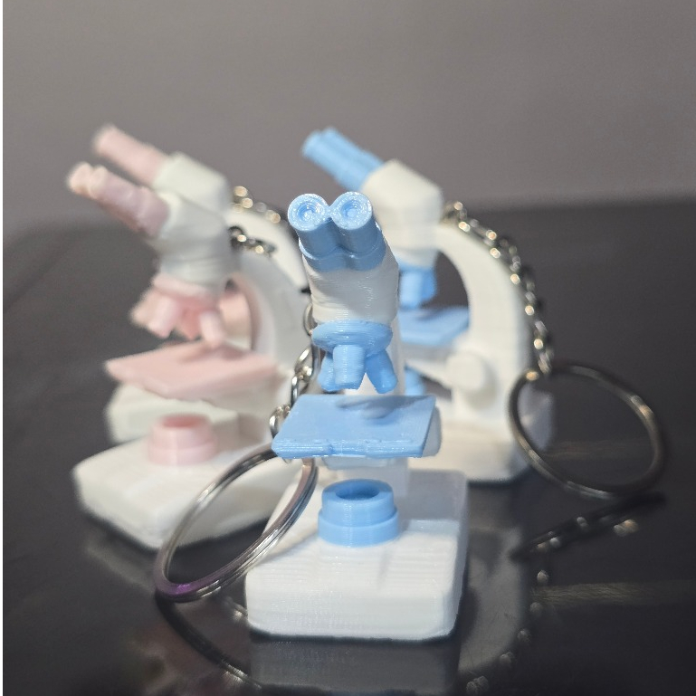 Chaveiro Microscópio 3D Profissões da Saúde | Biomedicina Farmácia Biologia Medicina Cientista em Oferta na Shopee