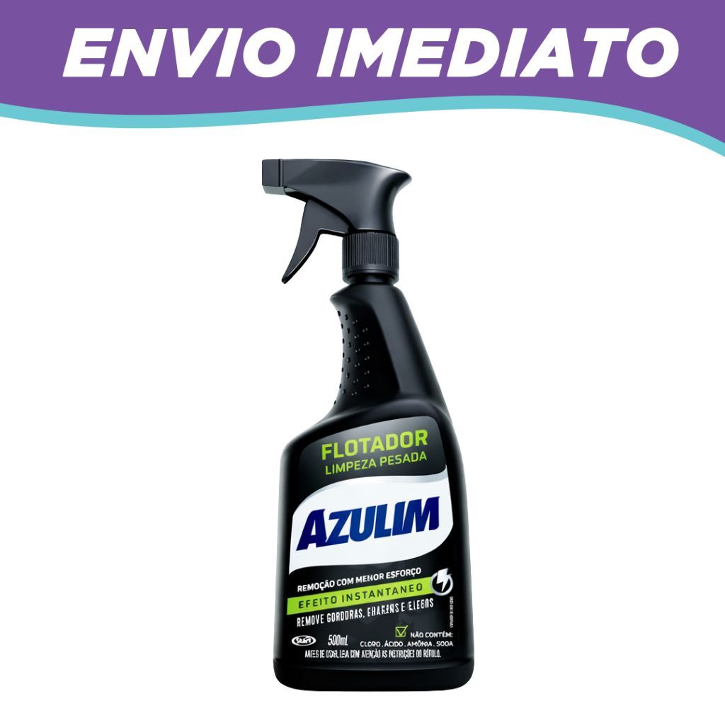 Limpador Flotador Azulim 500ml Limpeza Pesada Limpa Tudo Start