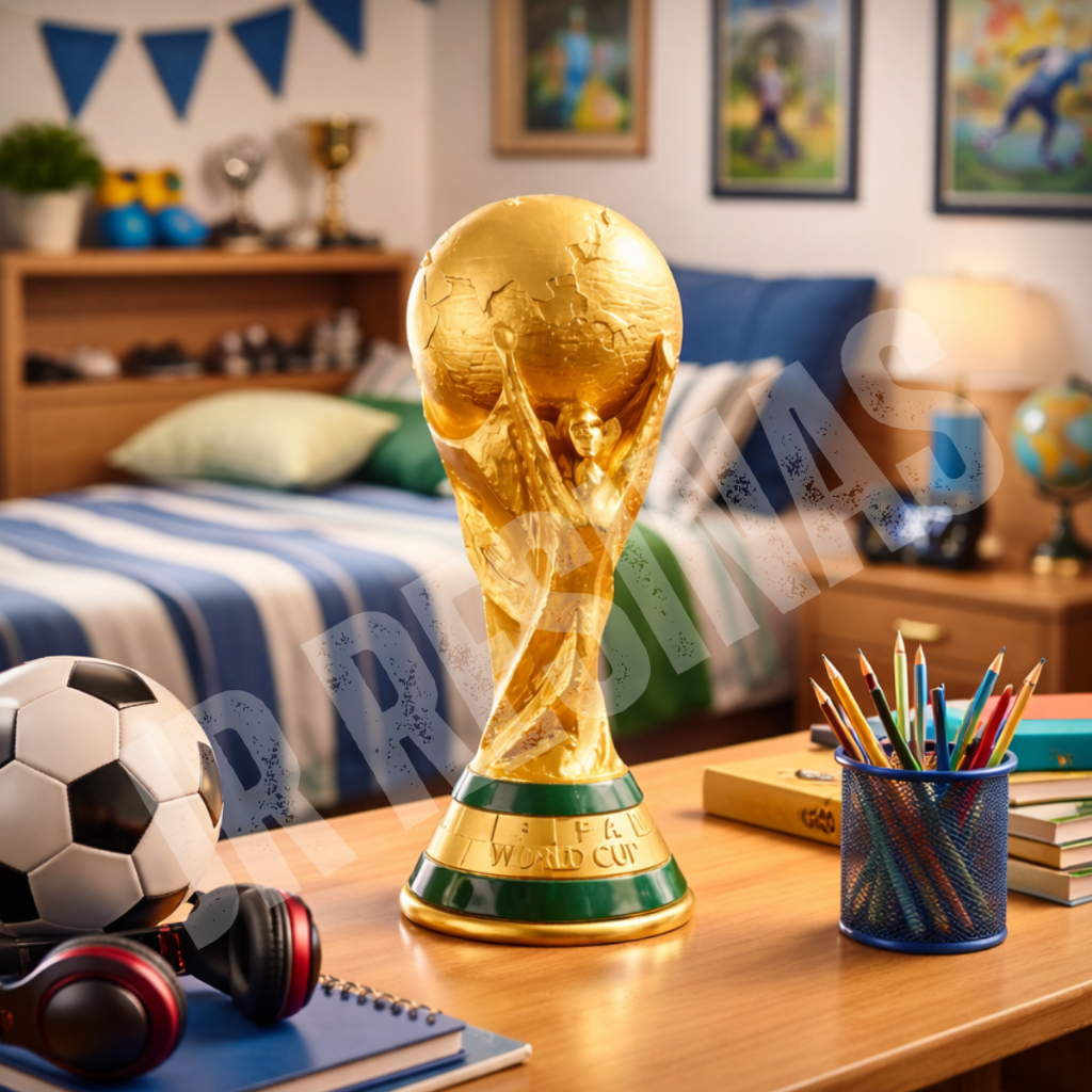 Trofeu Taça da Copa do Mundo 2026 FIFA Decoração Casa Tamanho Original