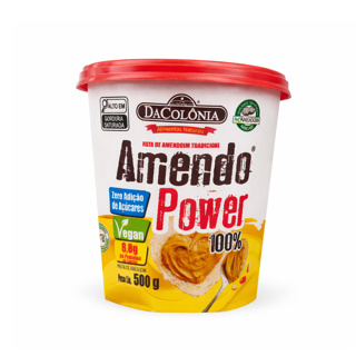 Pasta Amendoim Amendopower Dacolônia 500g em Oferta na Shopee