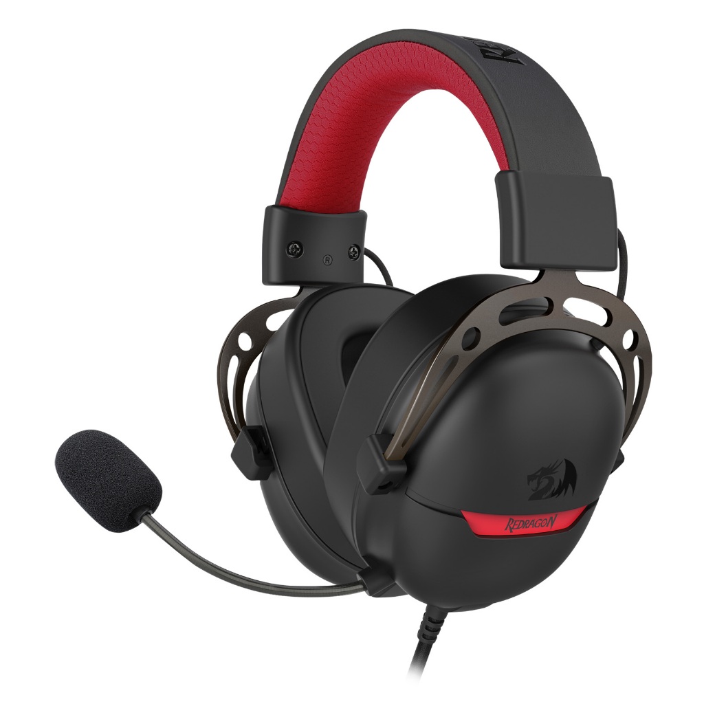 Headset Gamer Redragon Aurora H376 USB 7.1 Surround Microfone Ajustável PC PS4 PS5