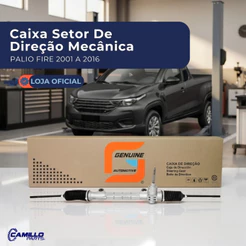 Caixa Setor Direção Mecânica Fiat Strada Palio Siena 1999 a 2020
