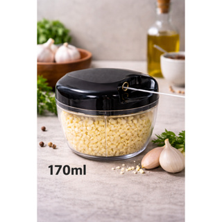 Processador de Alho Mini Cortador de Legumes 170ml 2 Lâminas Inox em Oferta na Shopee