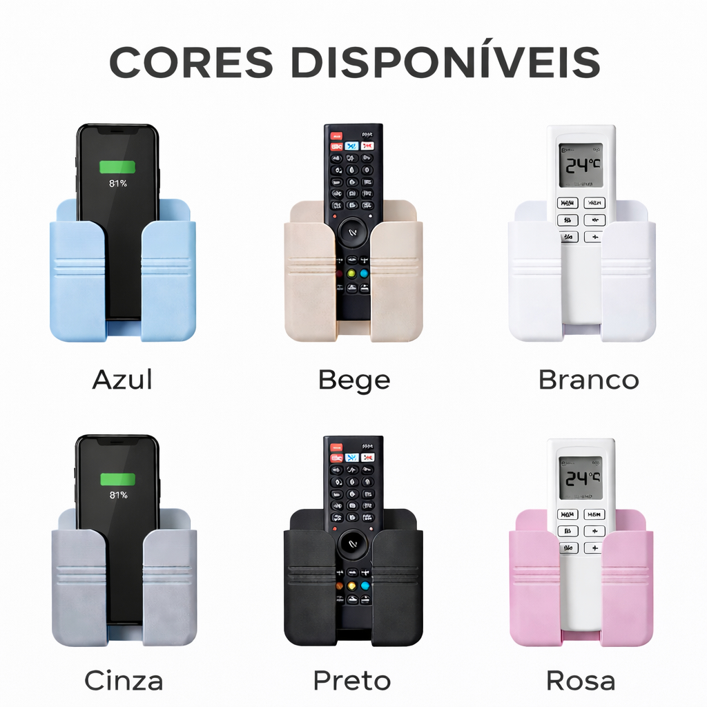 Suporte Multiuso De Parede Para Celular Controle Plástico Para Carregar Remoto Um Slot