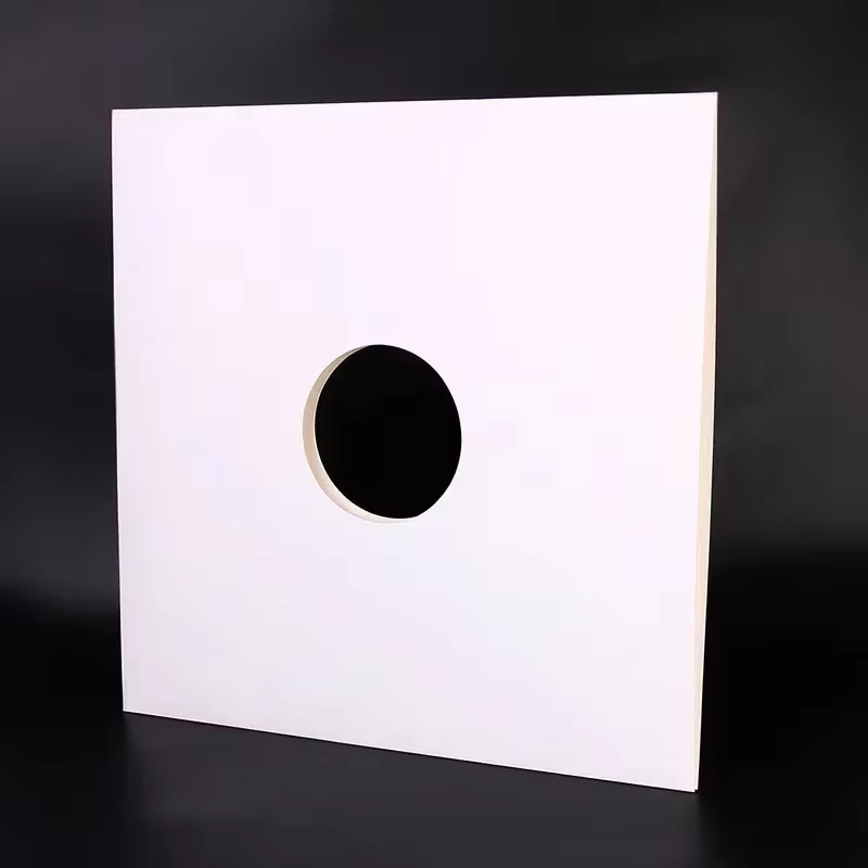 5 Capas papel Branca VInil longo play 7'' e 12 polegadas compacto
