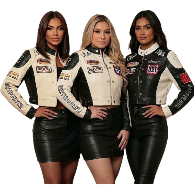 Jaqueta Muts em Couro Premium | Forrada e Bordado de Alta Definição em Oferta na Shopee