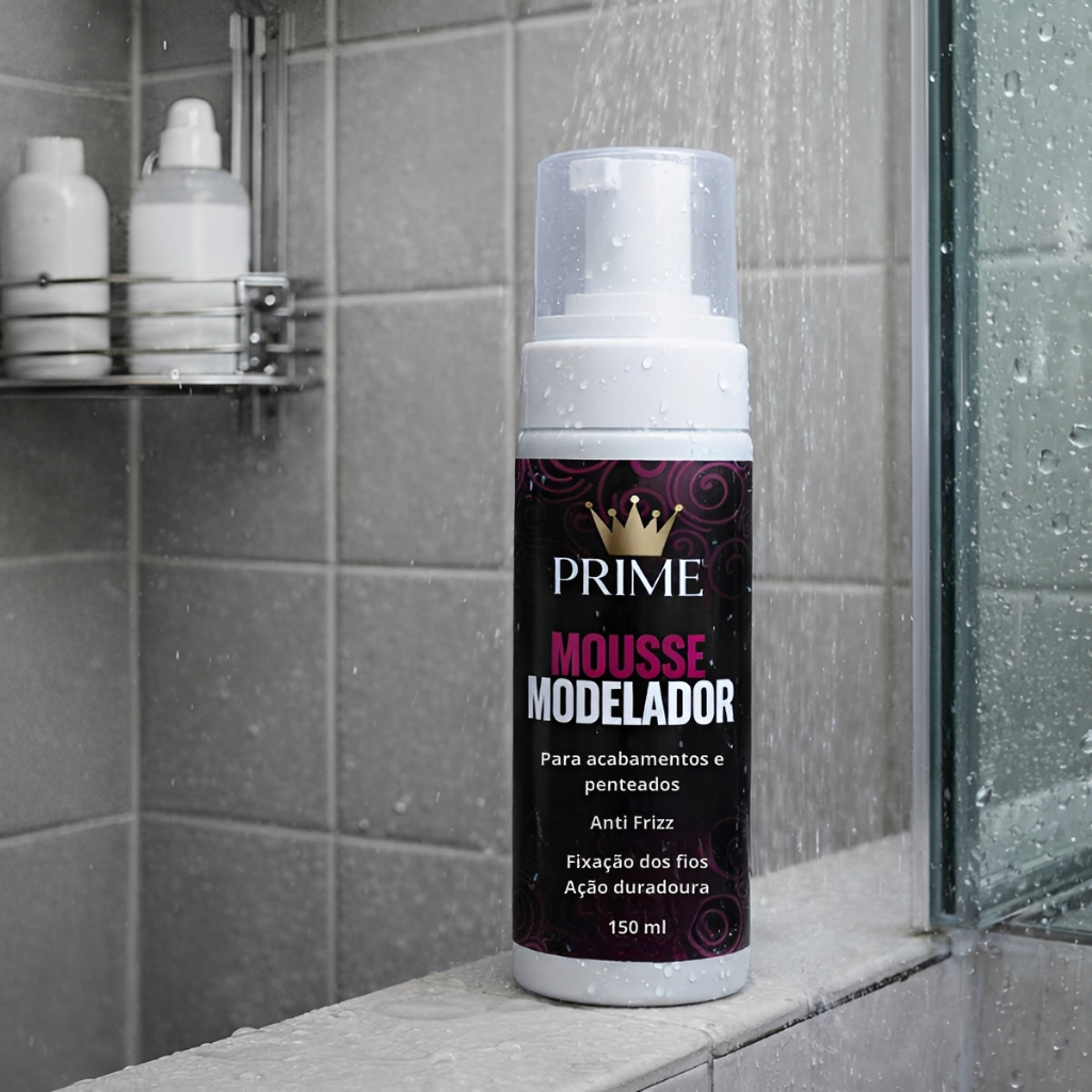 Mousse Modelador Para Tranças Cabelos Crespos Cacheados Ondulados Fixação e Definição