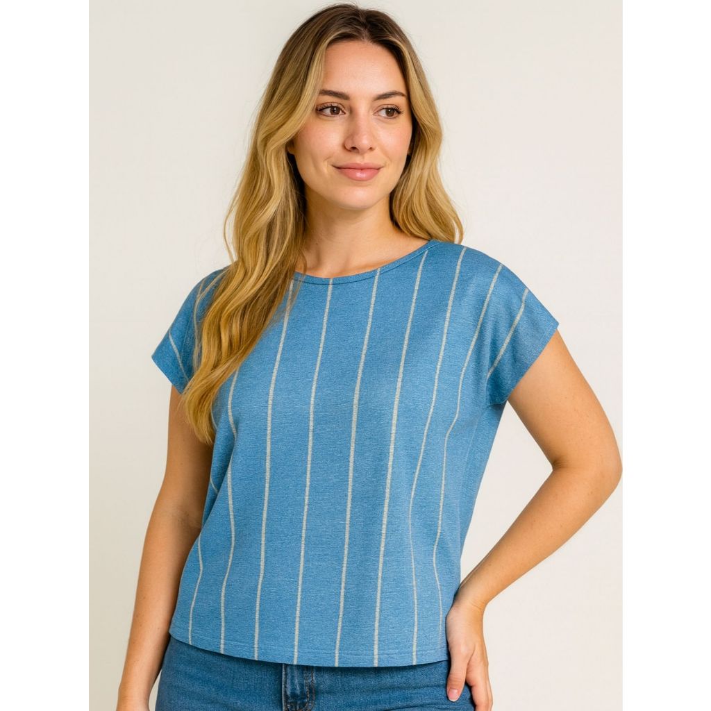 Blusa Soltinha Verão Elegante Malha Crepe Estampada