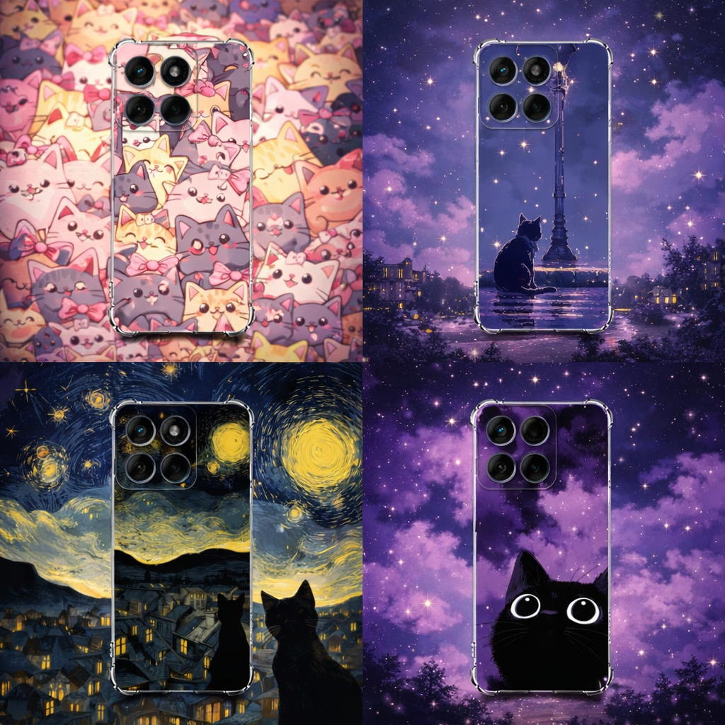 CAPINHA HEX SILICONE COMPATÍVEL COM Moto G17 , G57 , G67 e G77 Tpu Desenhos Variados Capinha Case Gatos em Oferta na Shopee