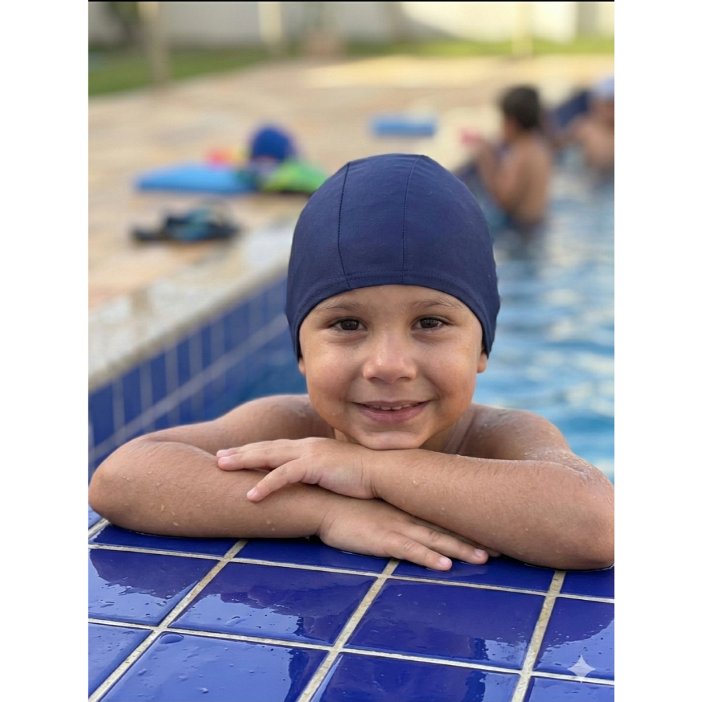Touca Infantil Natação Piscina Confortável Premium