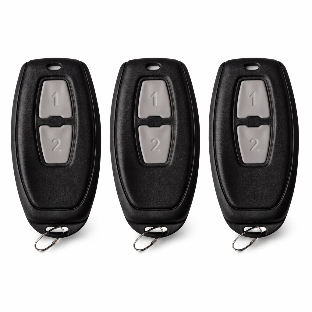 Kit 3 Controle Remoto Para Motor de Portão ROSSI Controle A Prova Dágua ROSSI BASCULANTE DESLIZANTE