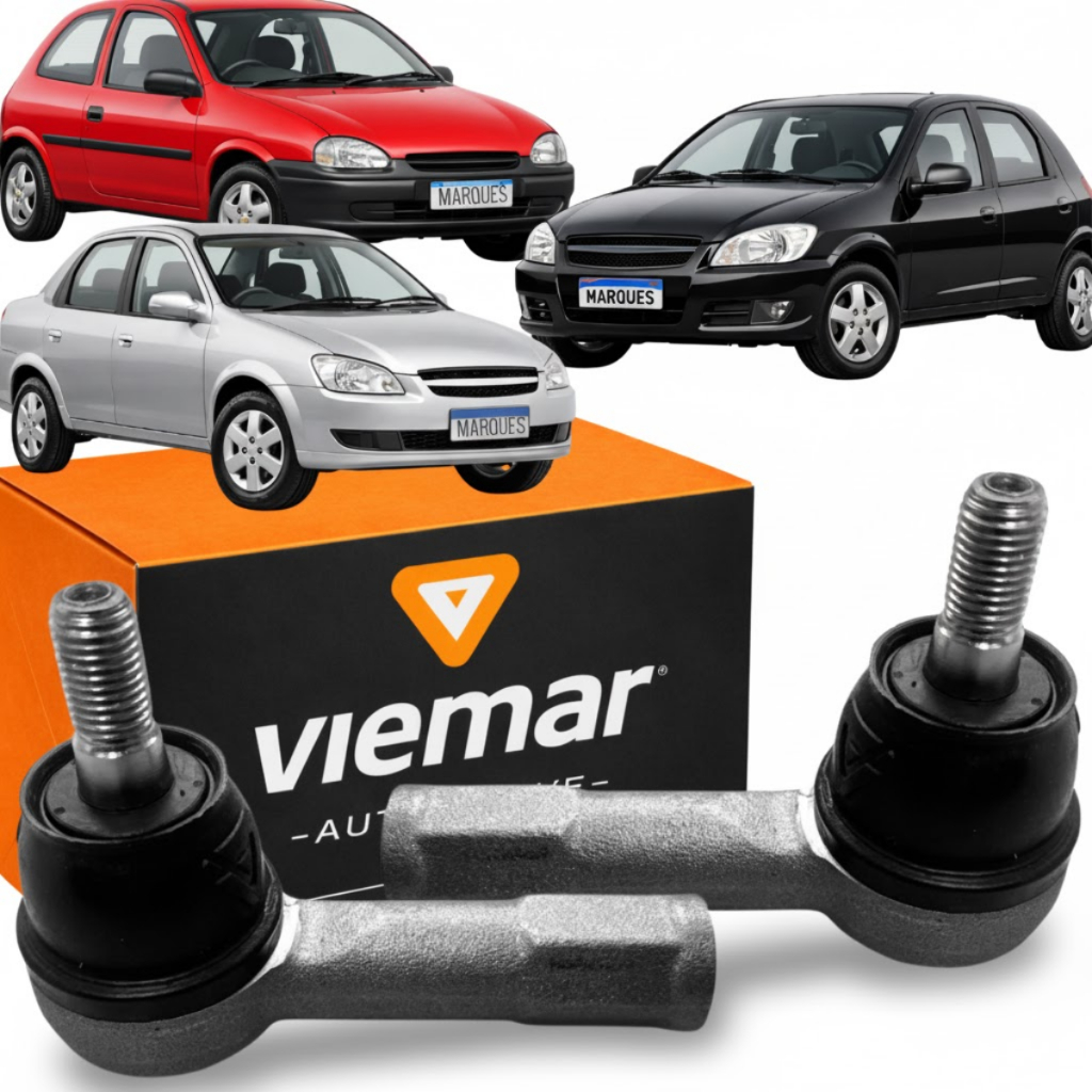 Kit Terminal Direção Viemar Chevrolet Corsa Celta Prisma