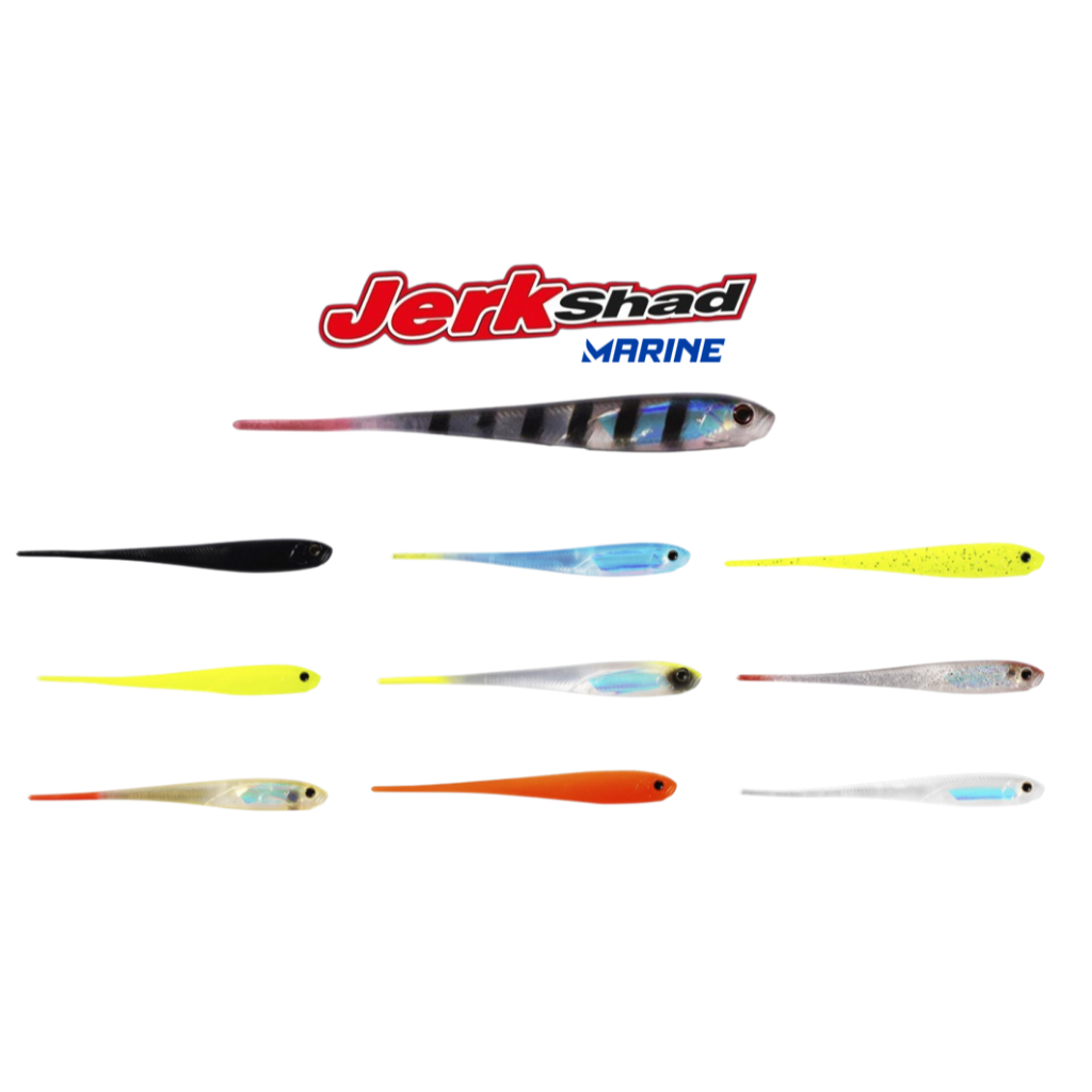 Isca Soft Artificial Jerk Shad 110 Marine c/ 5 unidades