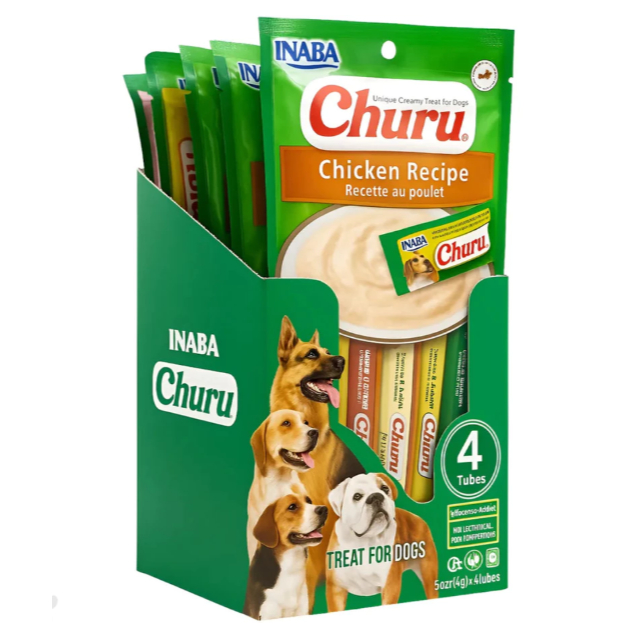 Caixa Churu Cachorro Sabor Frango 20 Tubos De 14g
