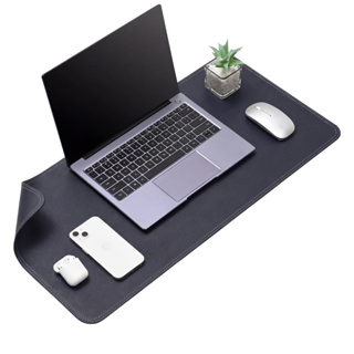 MousePad DeskPad 90x40cm Couro Premium Borda Costurada Antiderrapante Tapete Mesa Gamer Trabalho Estudo Protetor em Oferta na Shopee
