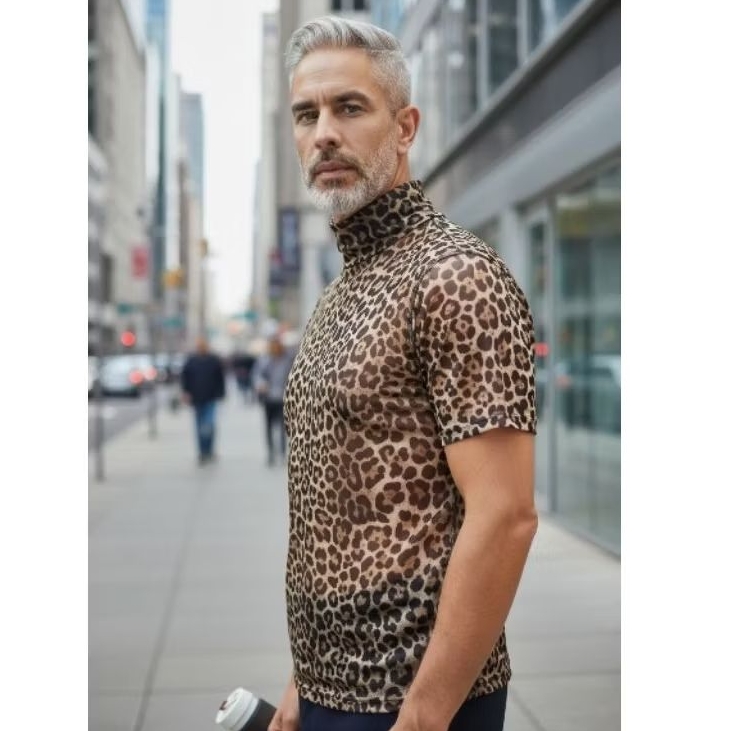 Cacharel em tule Com leve transparencia    Summer print masculina