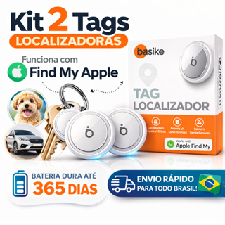 Rastreador Inteligente Tag Localizador Bluetooth Anti-Perda Para Chaves, Malas e Pets - Original Basike (IPHONE) em Oferta na Shopee