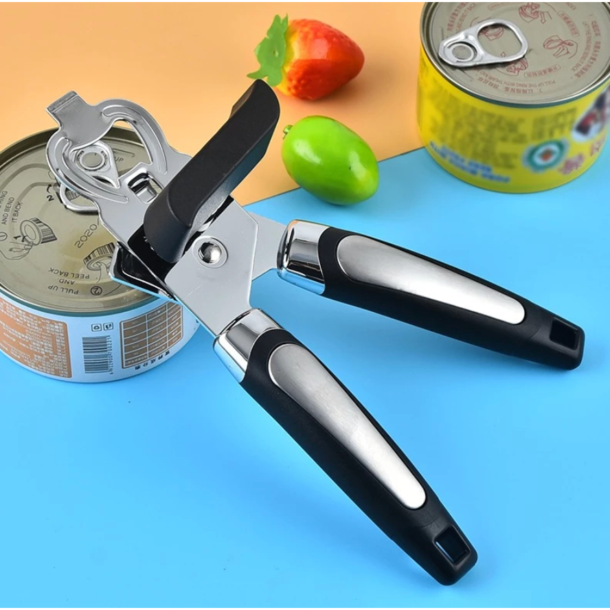 Abridor De Lata 3 Em 1 Multifuncional Garrafa Manivela Inox  Tipo